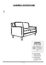 Предварительный просмотр 10 страницы Furniture of America CM6064LV Assembly Instructions Manual