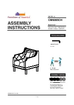 Furniture of America CM6065CH Assembly Instructions Manual preview