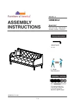 Preview for 1 page of Furniture of America CM6065LV Assembly Instructions Manual