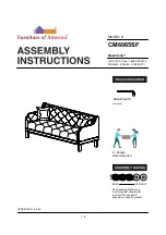 Furniture of America CM6065SF Assembly Instructions Manual preview