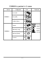 Preview for 6 page of Furniture of America CM6068 Assembly Instructions Manual