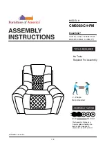 Furniture of America CM6080CH-PM Assembly Instructions Manual preview