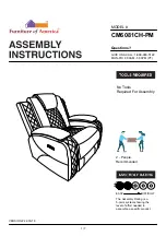 Furniture of America CM6081CH-PM Assembly Instructions Manual preview