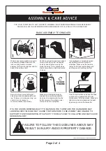 Preview for 2 page of Furniture of America CM6120-LV-OT Assembly Instructions