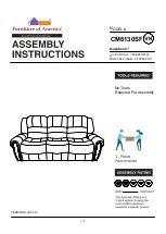 Furniture of America CM6130SF Assembly Instructions Manual preview