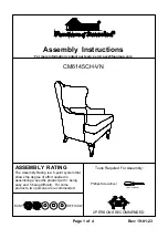 Furniture of America CM6145CH-VN Assembly Instructions preview