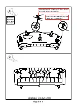 Preview for 4 page of Furniture of America CM6145SF-VN Assembly Instructions