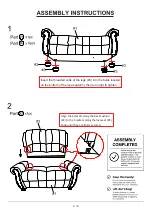 Preview for 6 page of Furniture of America CM6191LV Assembly Instructions Manual