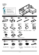 Preview for 5 page of Furniture of America CM6211 Assembly Instructions Manual