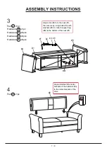 Preview for 7 page of Furniture of America CM6213-SF Assembly Instructions Manual