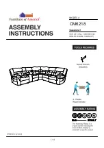 Furniture of America CM6218 Assembly Instructions Manual preview