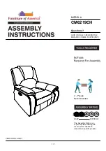 Furniture of America CM6219CH Assembly Instructions Manual preview