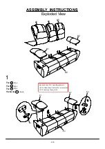 Предварительный просмотр 6 страницы Furniture of America CM6219SF Assembly Instructions Manual