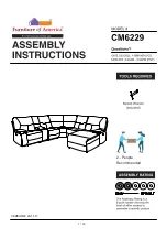 Preview for 1 page of Furniture of America CM6229 Assembly Instructions Manual