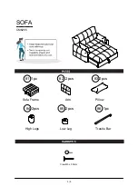 Предварительный просмотр 5 страницы Furniture of America CM6255 Assembly Instructions Manual