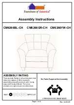 Preview for 1 page of Furniture of America CM6266BL-CH Assembly Instructions