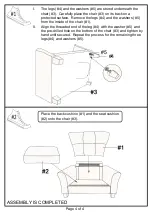 Preview for 4 page of Furniture of America CM6266BL-CH Assembly Instructions