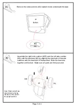 Preview for 3 page of Furniture of America CM6314CH Assembly Instructions