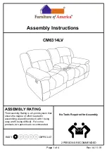 Furniture of America CM6314LV Assembly Instructions preview