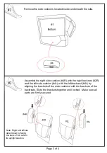 Preview for 3 page of Furniture of America CM6314SF Assembly Instructions