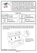 Preview for 2 page of Furniture of America CM6315LV Assembly Instructions