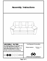 Preview for 1 page of Furniture of America CM6324 Assembly Instructions