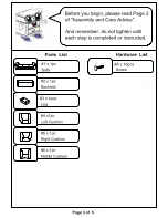 Preview for 3 page of Furniture of America CM6324 Assembly Instructions