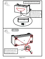 Preview for 4 page of Furniture of America CM6324 Assembly Instructions