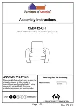 Furniture of America CM6412-CH Assembly Instructions preview