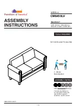 Preview for 1 page of Furniture of America CM6450LV Assembly Instructions Manual