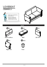 Preview for 5 page of Furniture of America CM6450LV Assembly Instructions Manual