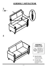 Preview for 8 page of Furniture of America CM6450LV Assembly Instructions Manual