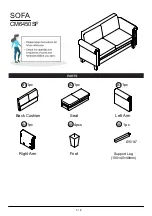 Preview for 5 page of Furniture of America CM6450SF Assembly Instructions Manual