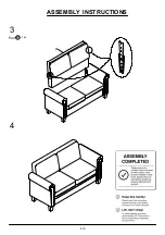 Preview for 8 page of Furniture of America CM6450SF Assembly Instructions Manual