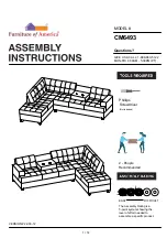 Preview for 1 page of Furniture of America CM6493 Assembly Instructions Manual