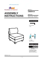 Furniture of America CM6499-CH Assembly Instructions Manual preview