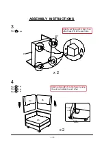 Preview for 8 page of Furniture of America CM6499-CNR Assembly Instructions Manual