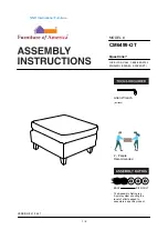 Preview for 1 page of Furniture of America CM6499-OT Assembly Instructions Manual