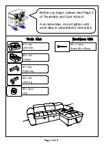 Preview for 3 page of Furniture of America CM6514-VN Assembly Instructions