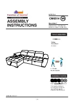 Preview for 1 page of Furniture of America CM6514 Assembly Instructions Manual