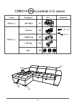 Preview for 6 page of Furniture of America CM6514 Assembly Instructions Manual