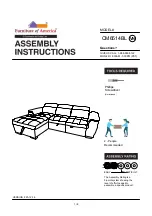 Furniture of America CM6514BL Assembly Instructions Manual preview