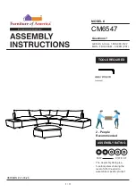 Furniture of America CM6547 Assembly Instructions Manual preview