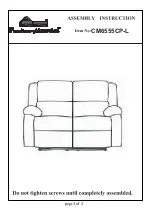 Preview for 3 page of Furniture of America CM6555C Assembly Instructions Manual