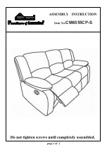 Preview for 5 page of Furniture of America CM6555C Assembly Instructions Manual