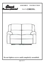 Preview for 7 page of Furniture of America CM6555C Assembly Instructions Manual