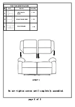 Preview for 8 page of Furniture of America CM6555C Assembly Instructions Manual