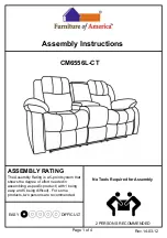 Preview for 1 page of Furniture of America CM6556L-CT Assembly Instructions