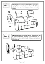 Preview for 4 page of Furniture of America CM6556L-CT Assembly Instructions