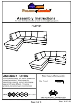 Furniture of America CM6591 Assembly Instructions Manual preview